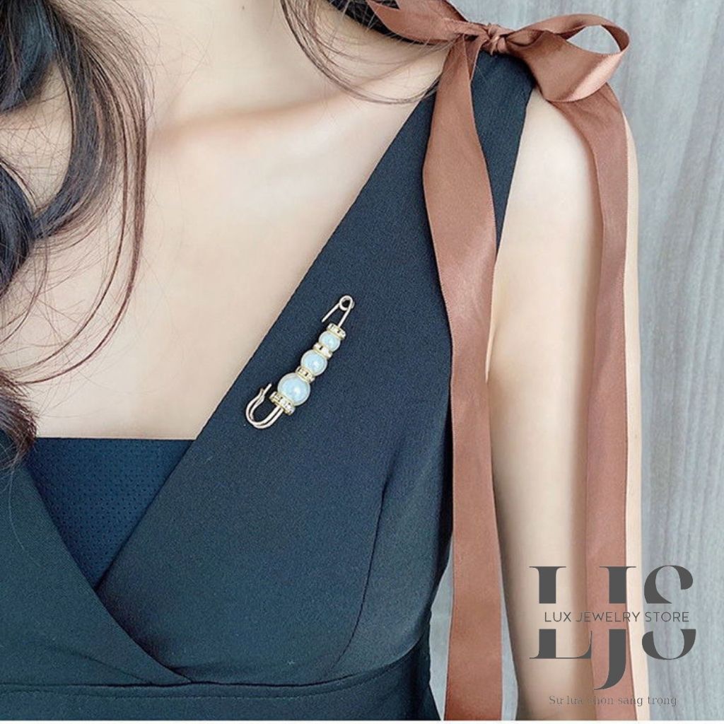 Gim chỉnh eo quần áo Lux Jewelry, gim cài trang trí quần áo cute giá rẻ - LUX939