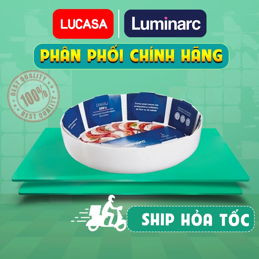 Khay Nướng Thủy Tinh Luminarc Diwali Service 18cm - LUDIN2945 | Phân Phối Chính Hãng