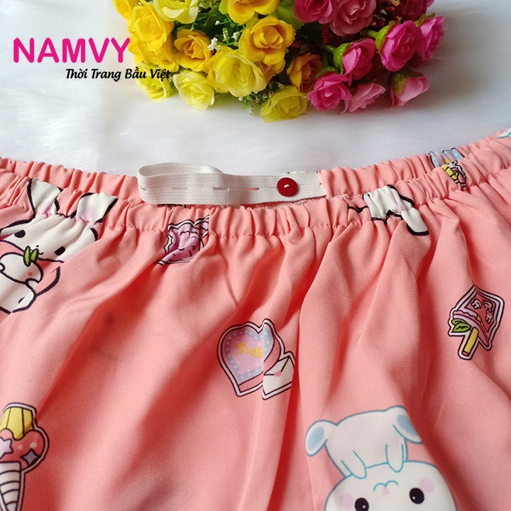 Đồ bộ bầu và sau sinh dài NAMVY size 45-63kg