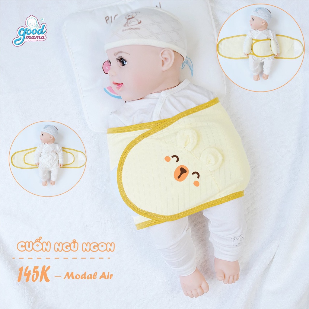 Ủ quấn chống giật mình Goodmama hàng chính hãng cho bé 0-8 tháng