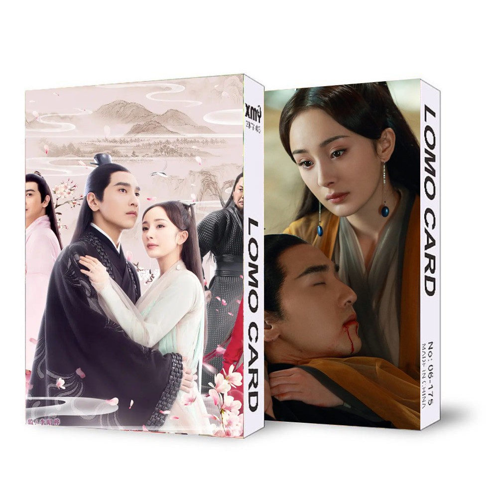 ( không kèm hộp ) Ảnh lomo IN HÌNH TAM SINH TAM THẾ THẬP LÍ ĐÀO HOA DƯƠNG MỊCH TRIỆU HỰU ĐÌNH phim hoa ngữ 30 tấm