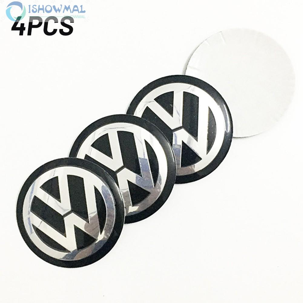 4 Nắp Đậy Trục Bánh Xe Hơi 45mm Chống Bụi Cho Volkswagen