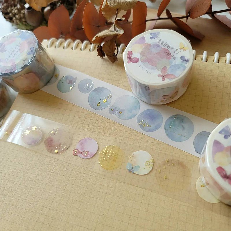 meo.hime 𓃠 Hãng Pei.pan - Băng dán pet tape bong bóng Bubble 5 (chu kì 157cm)