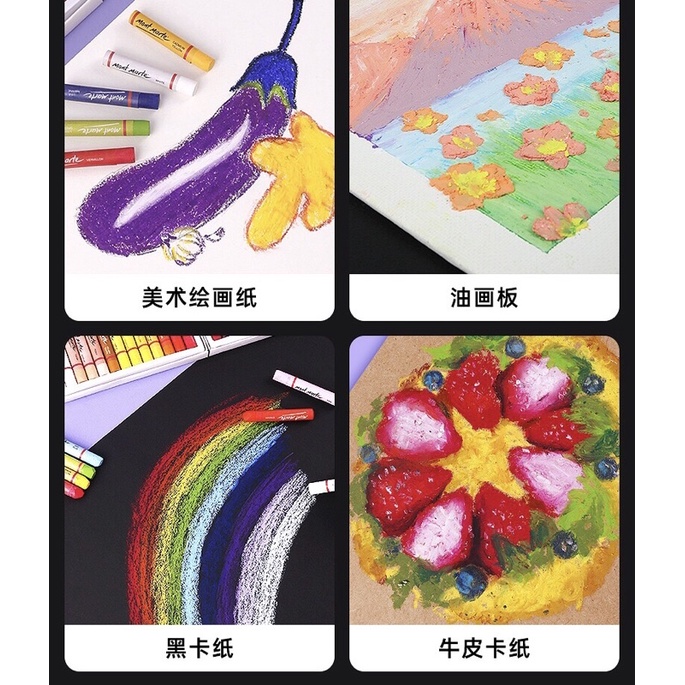 Sáp màu dầu oil pastels Mont Marte