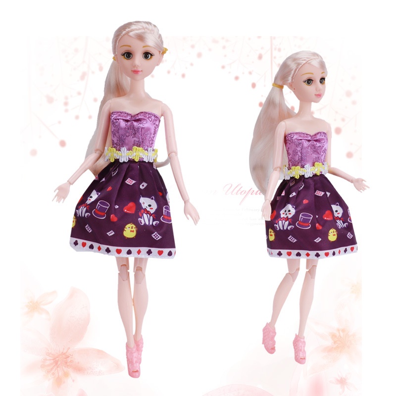 Đầm công chúa thời trang cho búp bê Barbie 30cm