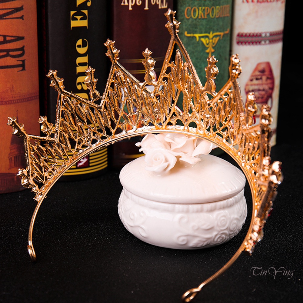 Cài tóc GETNOIVAS hình vương miện đính đá thời trang cho nữ