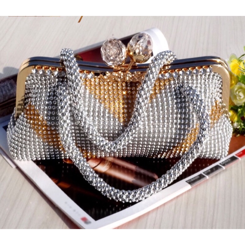 Túi Đầm Đeo Vai Dây Xích Mảnh