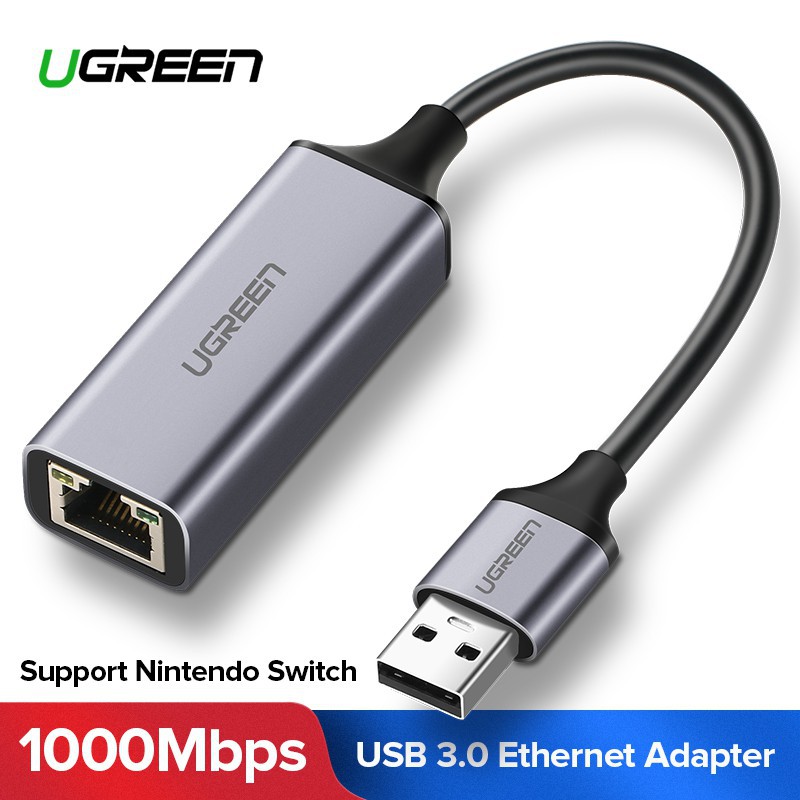 Cáp Chuyển Usb Type C Ra Sang Mạng Lan RJ45 Tối Độ 1000M 3.1 Hãng WiWU Cho Macbook Laptop Smart Phone | BigBuy360 - bigbuy360.vn