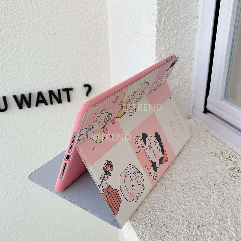Bao da bảo vệ họa tiết hoạt hình dễ thương cho Ipad Air 4 10.9 Mini 4 / 5 7.9 Air 3 10.5 | BigBuy360 - bigbuy360.vn