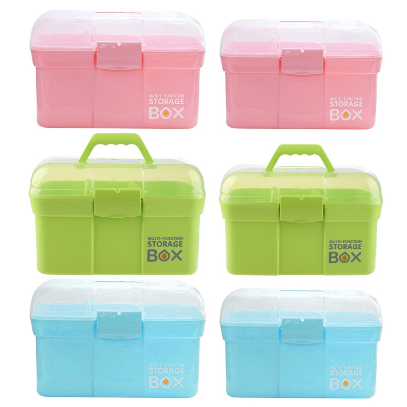 Youyo Hộp Đựng Đinh Tán Hai Tầng Có Nắp Đậy Tiện Dụng Cho Gia Đình