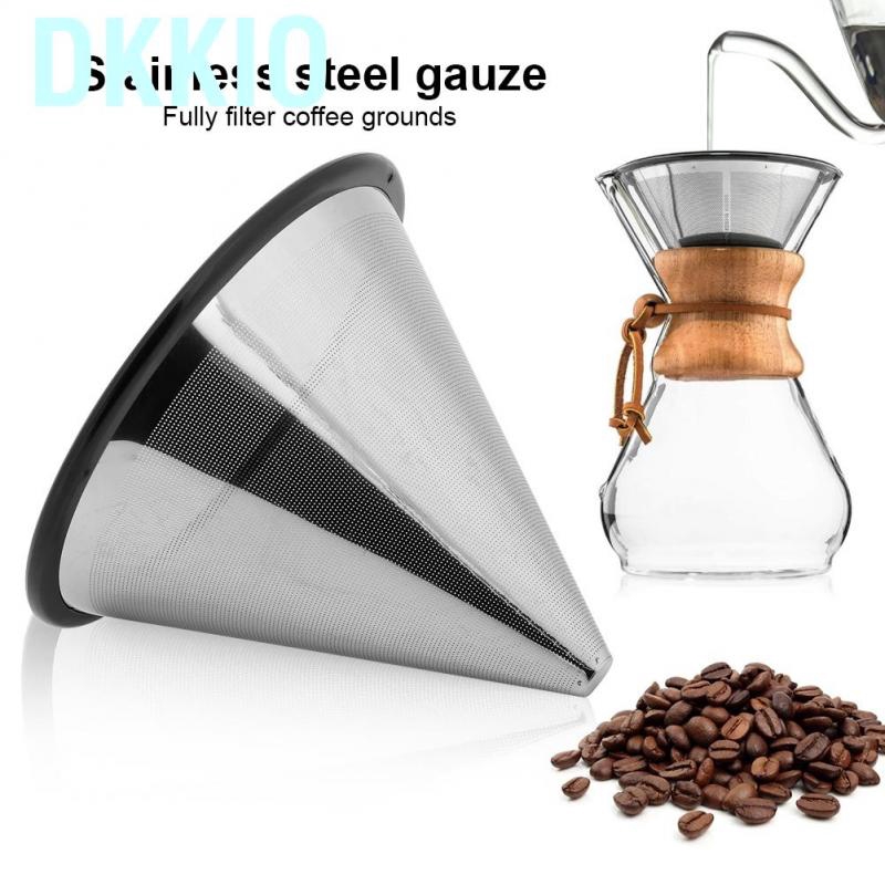 Lưới lọc trà/cà phê nhỏ giọt chất liệu thép không gỉ tiện lợi