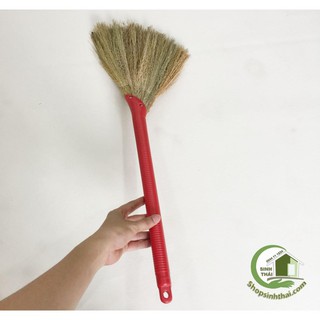 Combo chổi bông cỏ lỡ, loại nhỏ và đồ hót rác mini