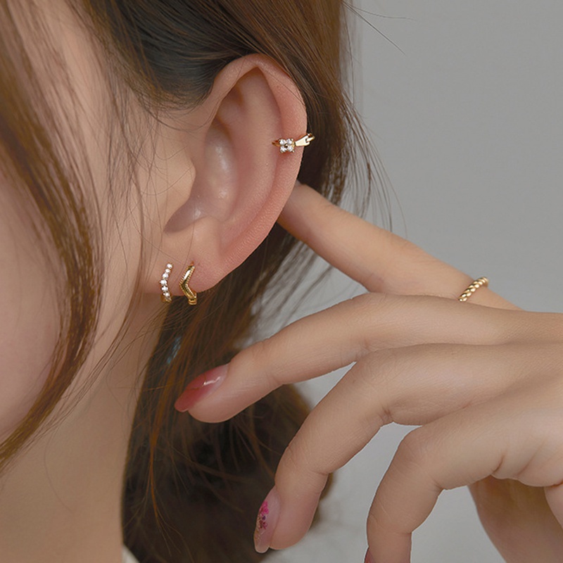 Khuyên Tai Tròn Trọng Lượng Nhẹ Cổ Điển Thời Trang Cho Nữ