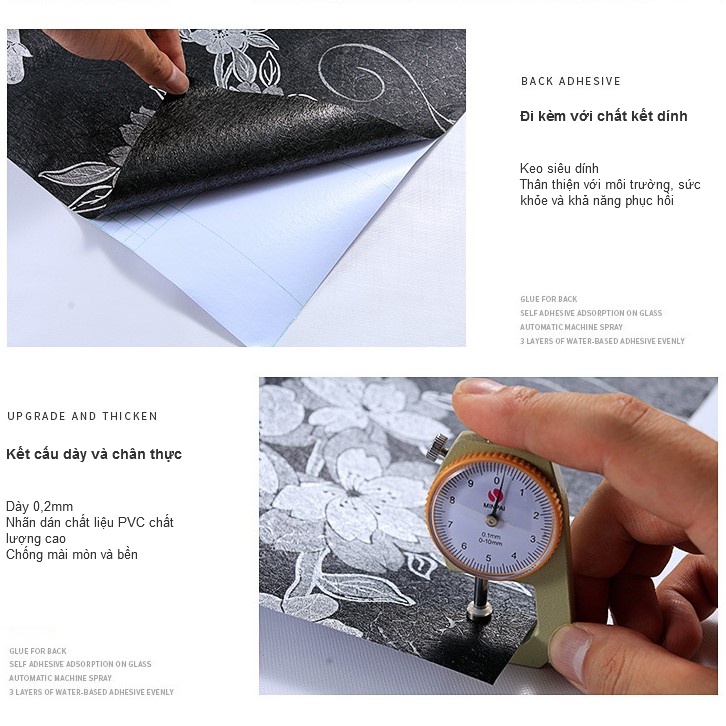 Miếng Dán Kính Cửa Sổ Cách Nhiệt Tự Dính Chống Nắng Bảo Vệ Khỏi Tia UV