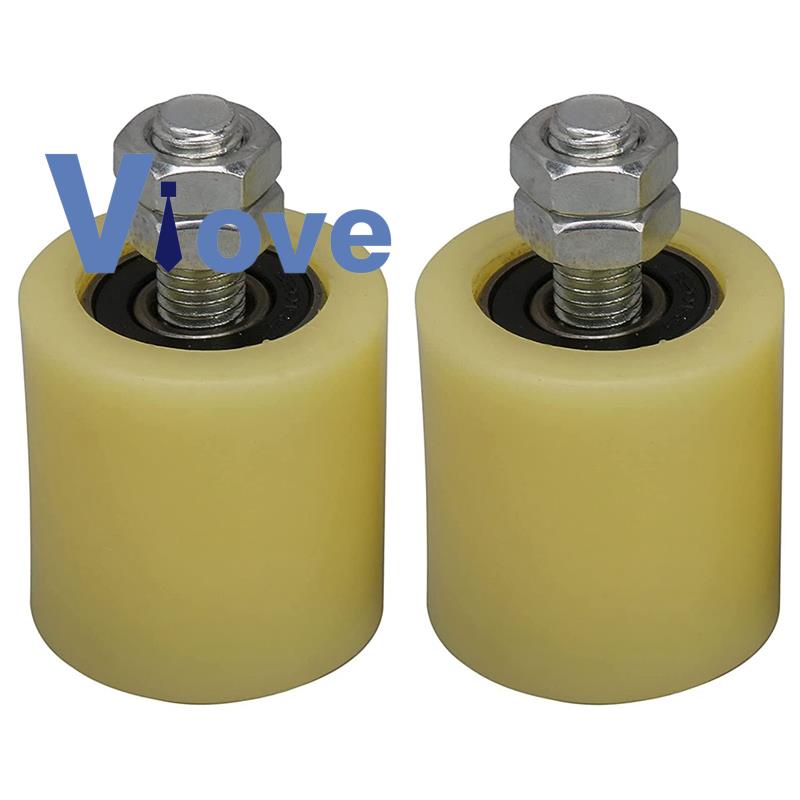 Set 2 Con Lăn Thép Nylon 6201 M12 Dành Cho Cổng Trượt