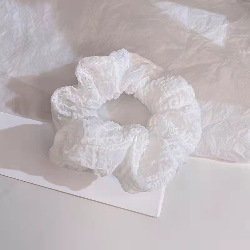 Scrunchies đeo tay cột tóc trơn hottrend