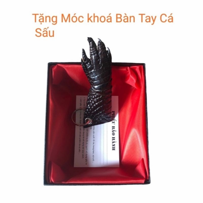 ✅Ví Da Cá Sấu Tuấn Minh Cao Cấp✅Bóp Nam Da Cá Sấu Thật Mặt Ngoài Kiểu Dáng Đứng - BH 24 tháng