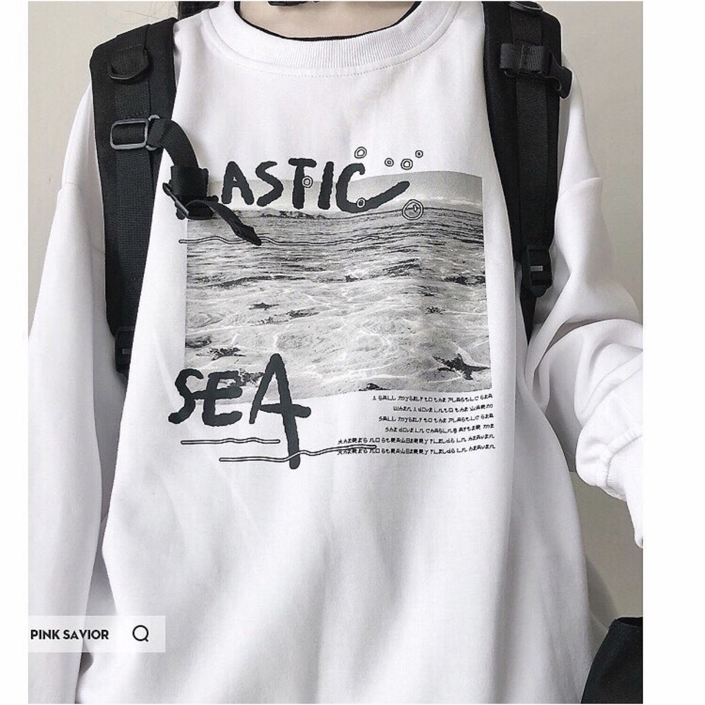 Áo Sweater SÓNG BIỂN Ulzzang Unisex 1hitshop