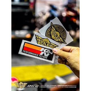 Tem dán sticker logo K&N