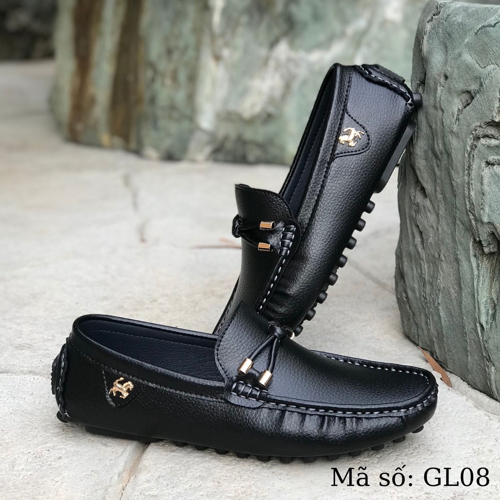 Giày lười nam Alo Davin Da Bò Cao Cấp GL08
