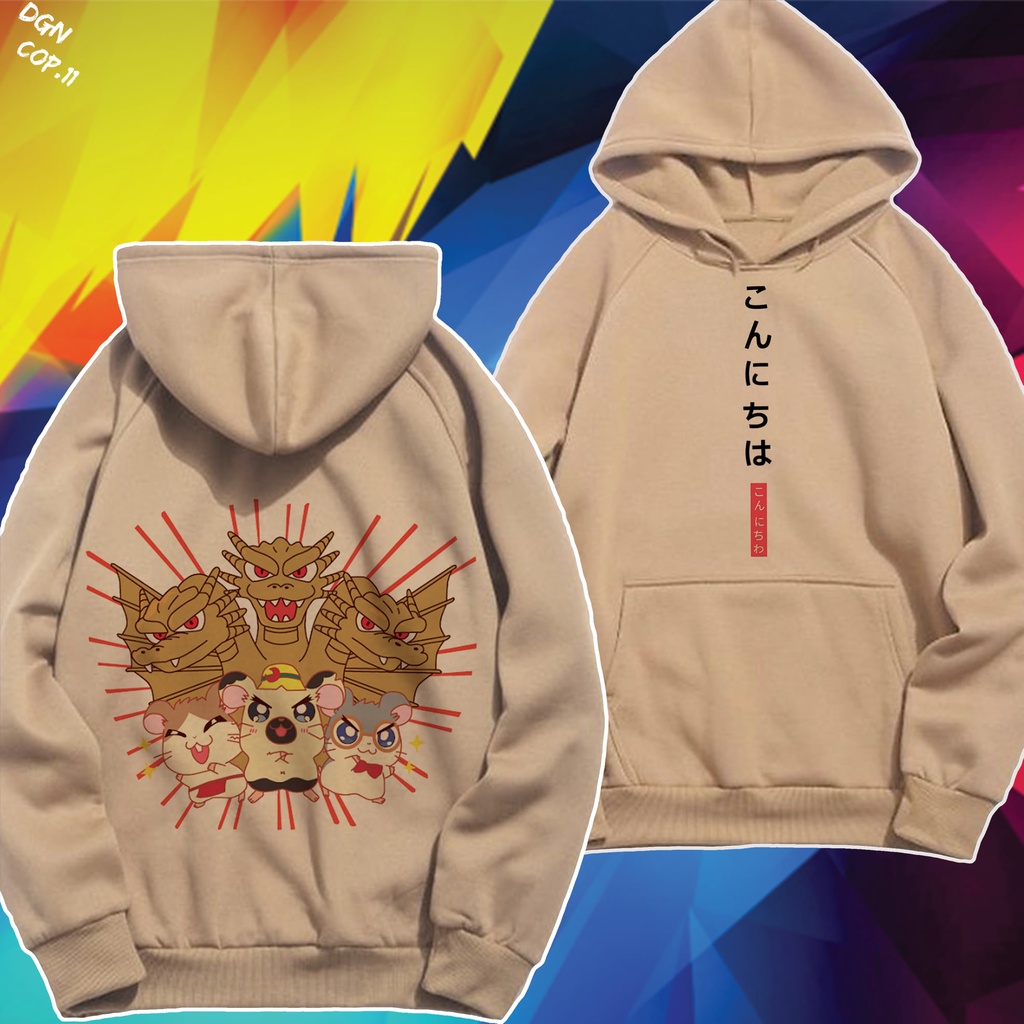 HOODIE MÀU KEM HÌNH ĐẸP COP.11