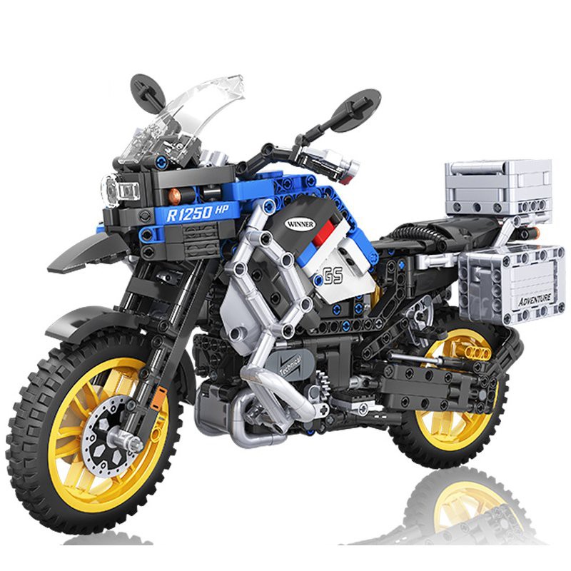 （CÓ SẴN）Đồ chơi lắp ráp mô hinh TECHINIC Winner 7048 Siêu Xe moto BMW R1250 GS