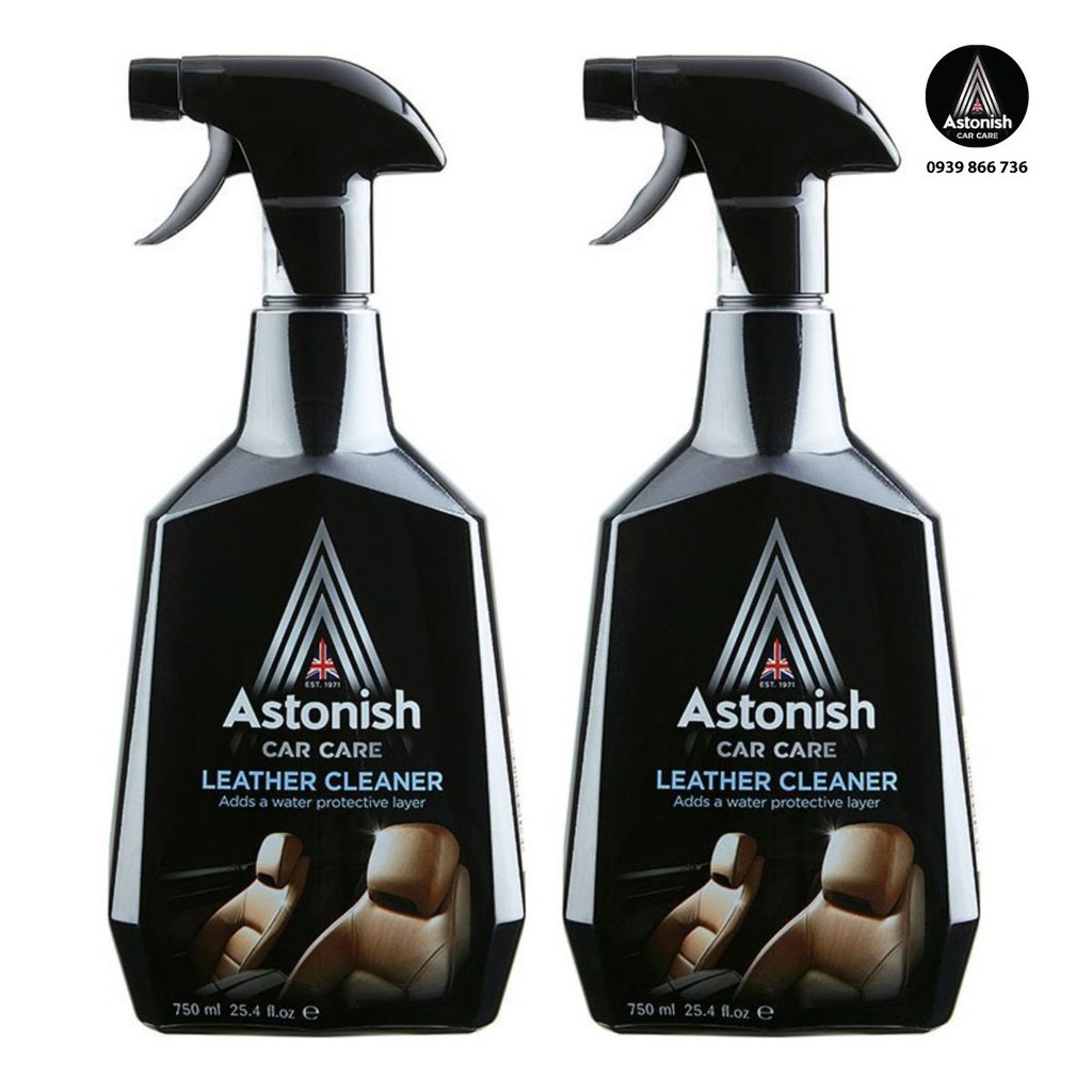 Bình xịt vệ sinh ghế xe ô tô bọc da Astonish 750ml tẩy mốc phục hồi da xe ô tô C2101- Sản xuất tại Anh Quốc