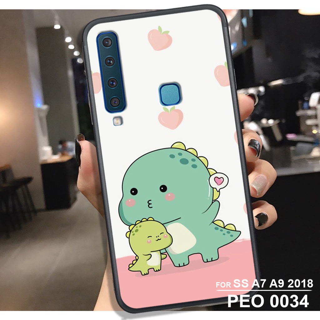 [HOT]ỐP SAMSUNG A30S - A50 - A70 - A7 2018 - A9 2018 , IN HÌNH KHỦNG LONG CHIBI SIÊU DỄ THƯƠNG.