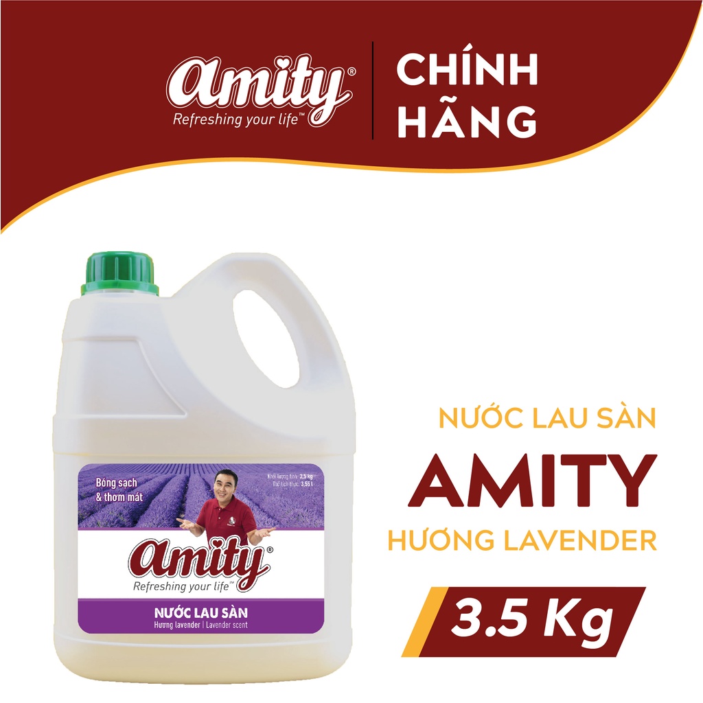 Nước lau sàn AMITY 3.5Kg Nhiều Mùi Hương