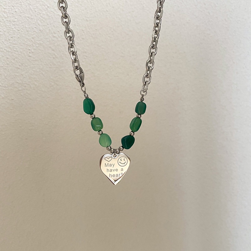 Vòng cổ Mặt Chữ Love Đính Đá Thời Trang Hàn Quốc