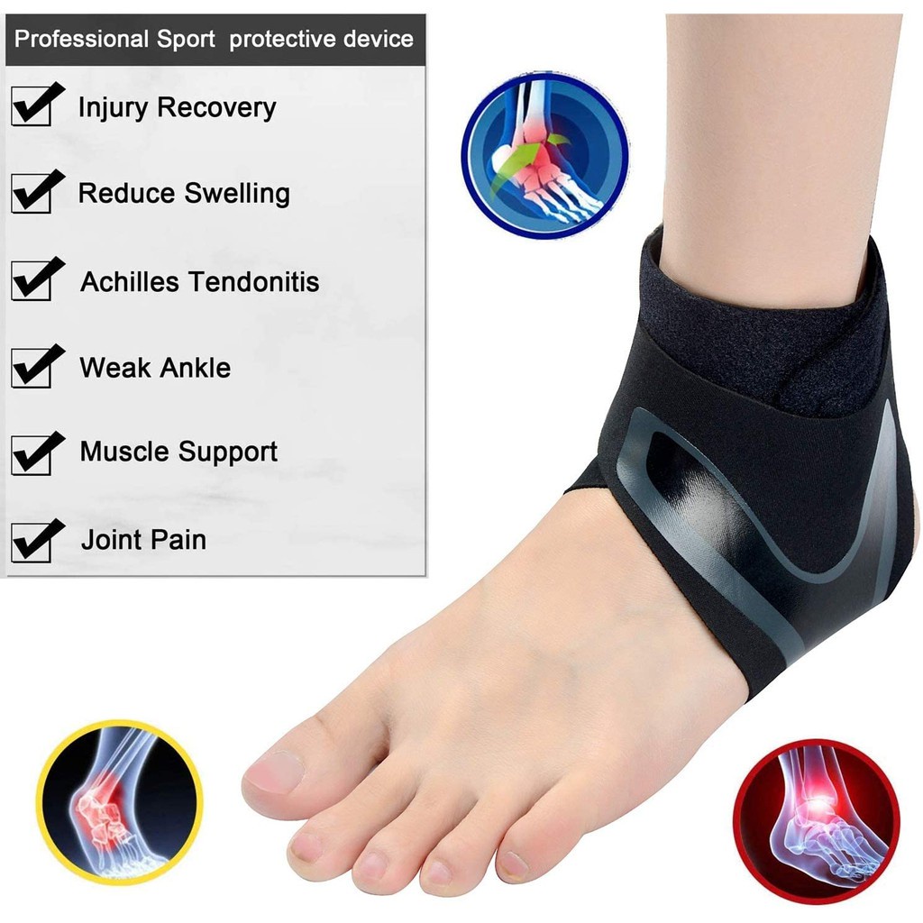 Đai Quấn Bảo Vệ Mắt Cá Chân Có Thể Điều Chỉnh Thoải Mái Tiện Dụng