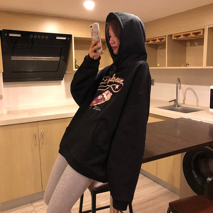 NRVP Áo hoodie dáng rộng thời trang 2020 dành cho nữ
