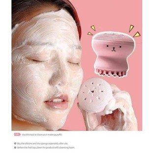 MIẾNG RỬA MẶT SILICOL BẠCH TUỘC SIÊU HOT