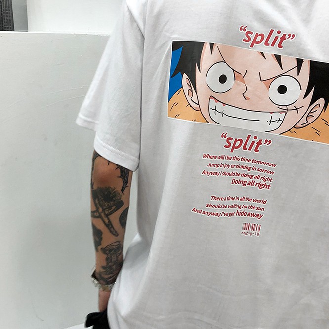 🌸Siêu Rẻ 💯  Áo thun tay lỡ onepiece luffy (unisex) oversize CHẤT ĐẸP CÓ FREESHIP | BigBuy360 - bigbuy360.vn