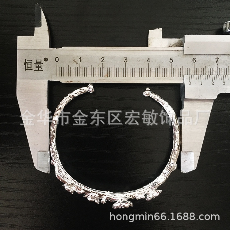 (1 cái)Phiến đúc vòng tay cổ trang 58mm, Nguyên liệu làm trang sức cổ trang, Nguyên liệu diy