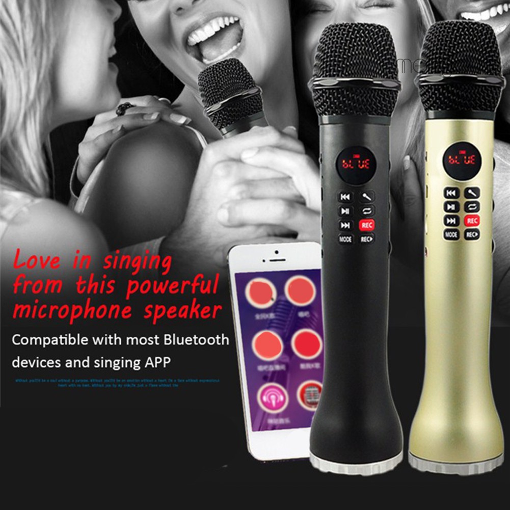 Loa Bluetooth Cầm Tay Hát Karaoke 3 Trong 1 Tiện Dụng