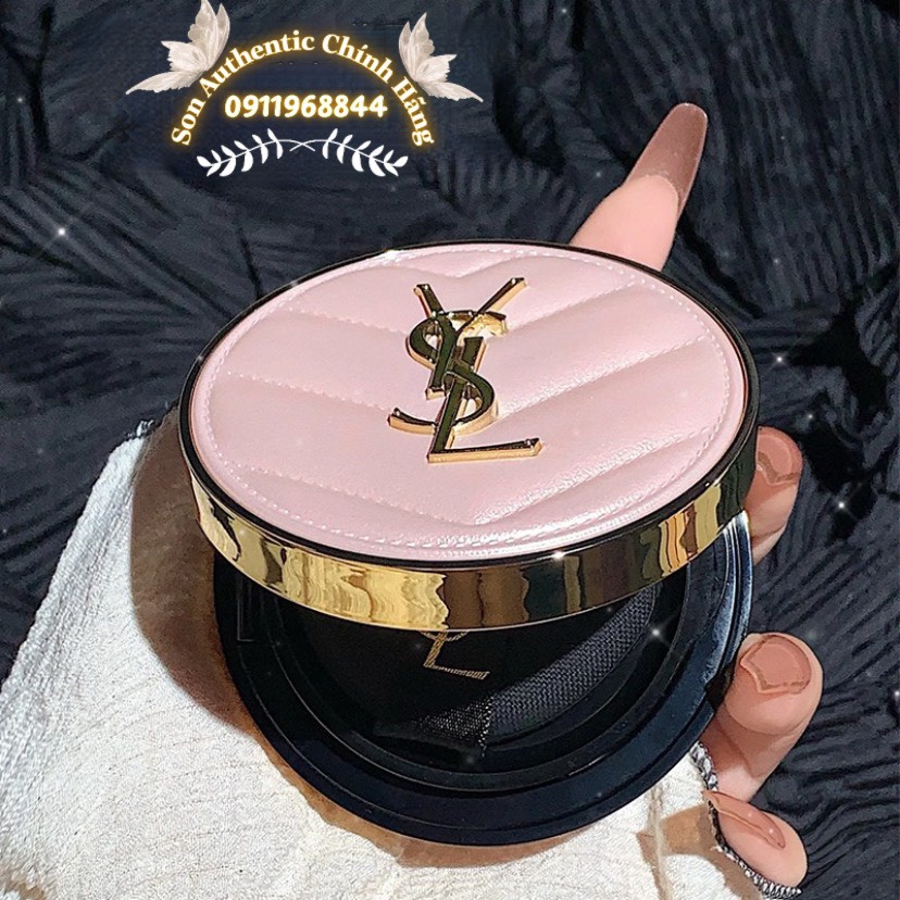 Phấn Nước YSL Vỏ Hồng Cho Da Khô - Cushion YSL Touche Éclat Glow Pact NEW