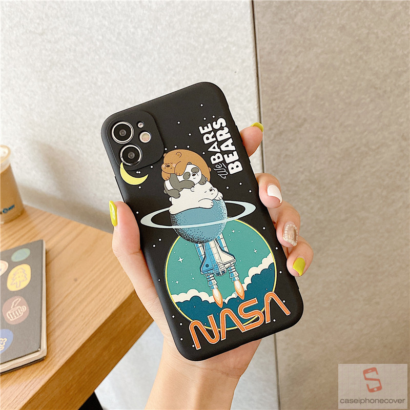 Ốp Điện Thoại In NASA We Bare Bears Cho Samsung A51 A12 A50 A71 A30S A7 2018 J2 J7 Prime A31 A10S A70