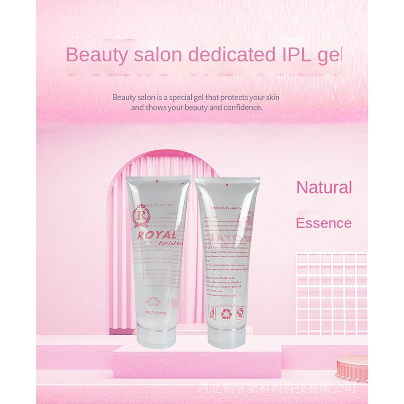 [Hàng mới về] Chai gel lạnh cho máy laser tinh thể photon triệt lông opt dùng salon