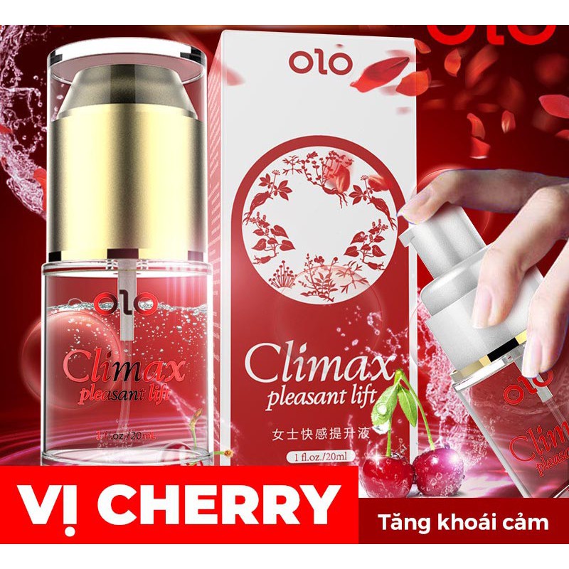 Gel Bôi Trơn OLO Climax Mùi Hương Cherry Gel Bôi Trơn Gốc Nước Tăng Khoái Cảm