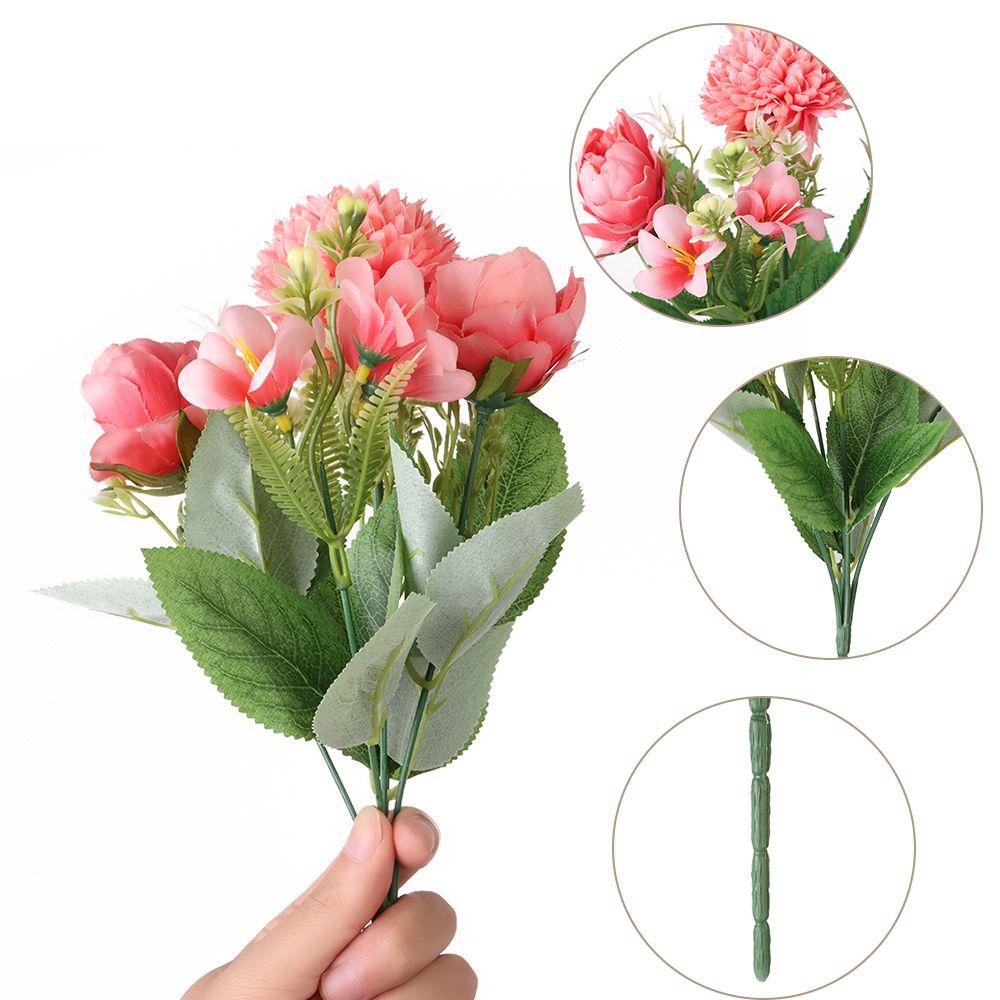 KUNHEV Bó Hoa Cẩm Tú Cầu Giả Trang Trí