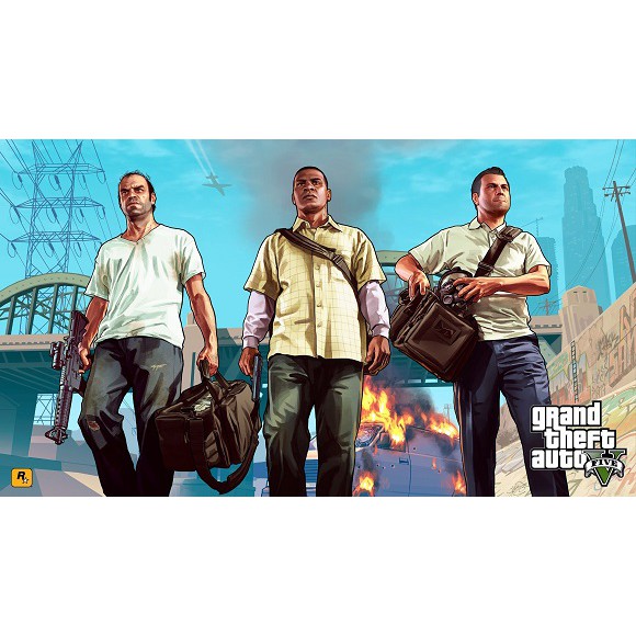 Máy Chơi Game Gta 5 (Grand Theft Auto V) - CD / DVD - PC Và Laptop