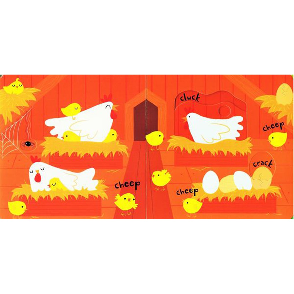 Sách - Anh: Baby's Very First Slide And See Farm