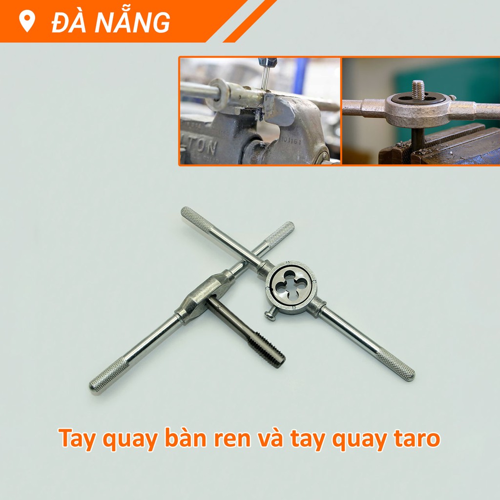 Bộ taro tạo ren 12 chi tiết M6, M7, M8, M10, M12