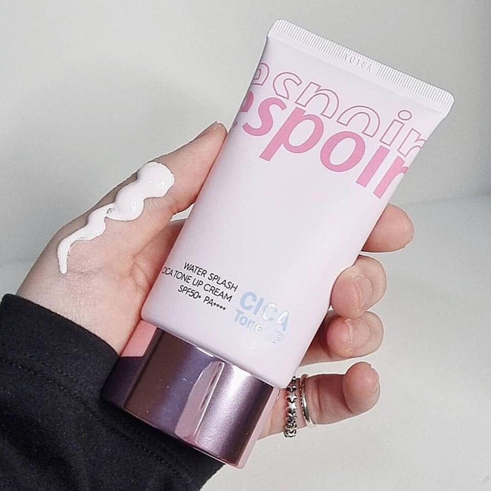 Kem chống nắng 𝐄𝐒𝐏𝐎𝐈𝐑 CICA TONE UP WATER SPLASH SUN CREAM SPF 50+ / PA +++ 60ml