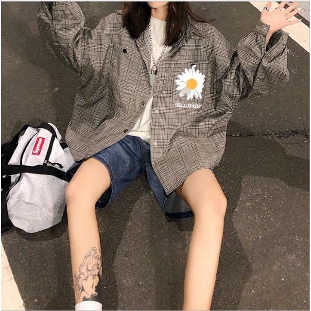 Siêu Phẩm Áo Sơ Mi 🌸FREESHIP🌸 Áo Đẹp Hoa Cúc phù hơp cho nam và nữ fresize dưới 75 kg | BigBuy360 - bigbuy360.vn