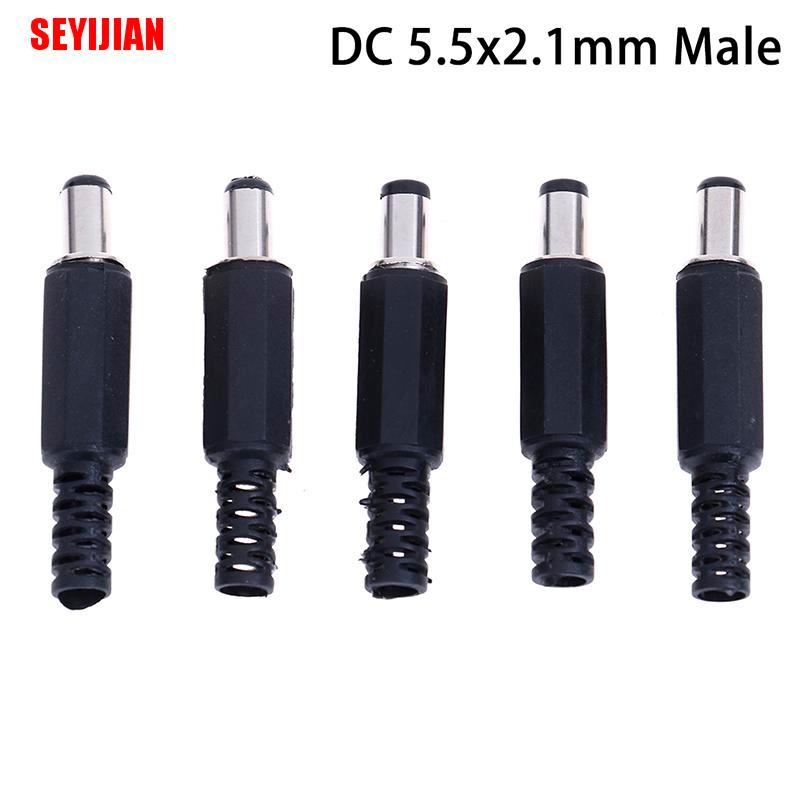 Set 5 Đầu Nối Dây Điện Dc 5.5X2.1Mm Chuyên Dụng