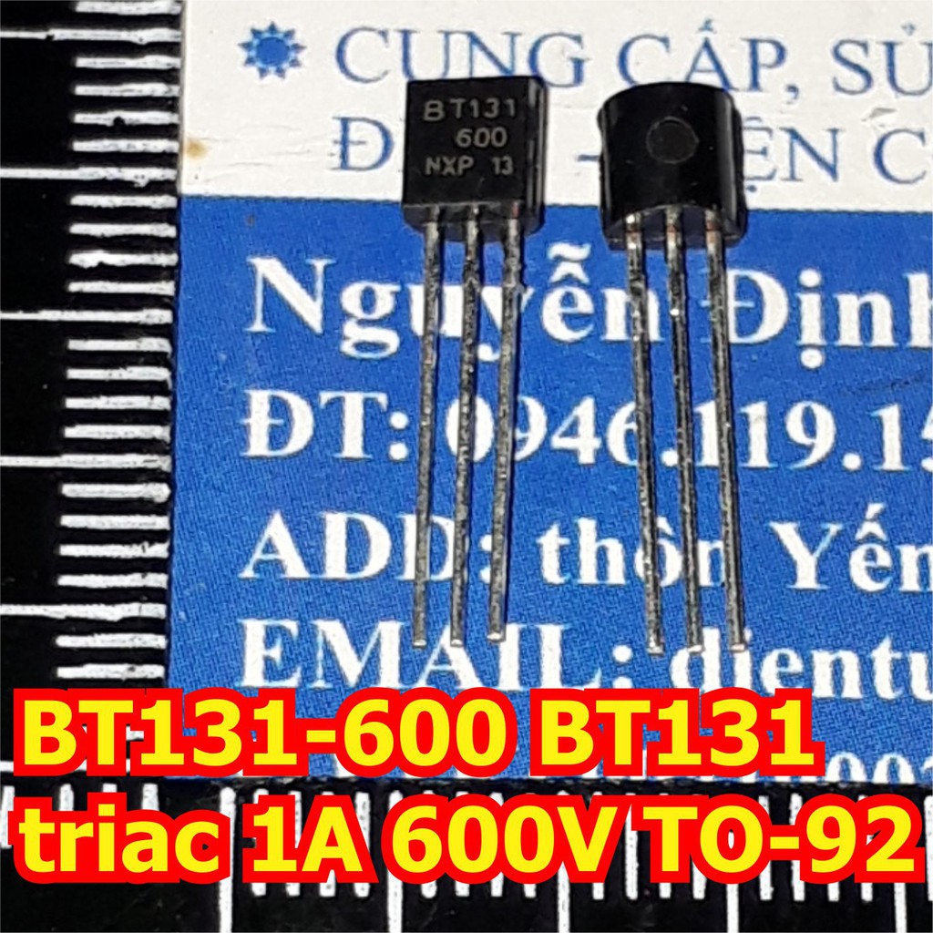 20 con BT131-600 BT131 triac 1A 600V TO-92 kde6366