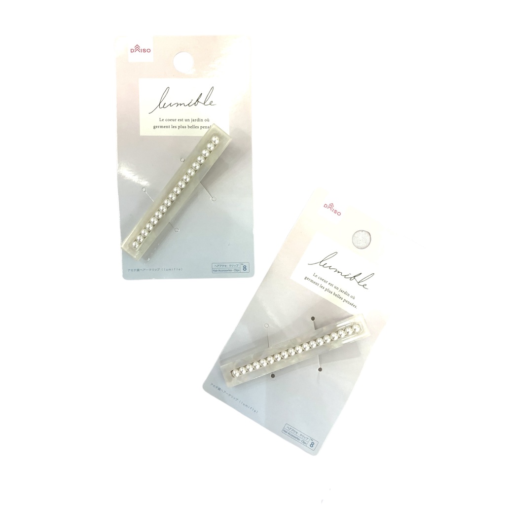 Daiso Kẹp tóc hình Lumible số 8