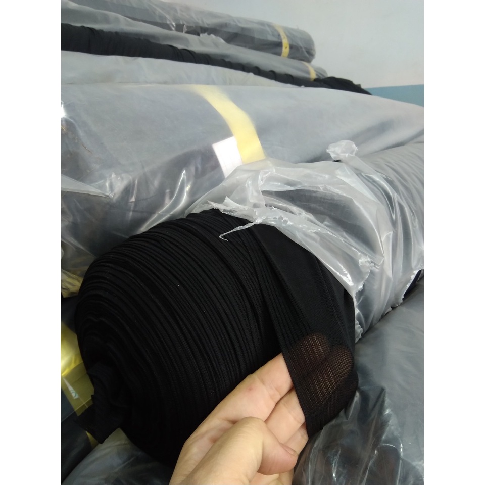 VẢI LƯỚI LÓT, PHỐI QUẦN ÁO THỂ THAO - LƯỚI 7 BIÊN DÃN 4 CHIỀU  1m